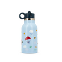 Sticlă termoizolantă cu pai Câinele Jules, 350 ml — vedere frontală