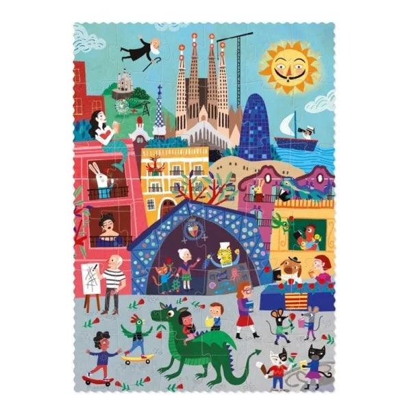 Puzzle - Night & Day in Barcelona