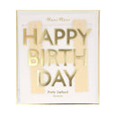 Ghirlanda aurie  decorativa „Happy Birthday”