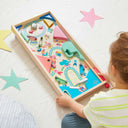 Joc pinball din lemn