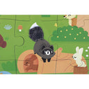 Puzzle tactil ,,Animale din padure"