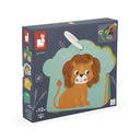 Set de carduri tactile ,,Animale din savana"