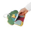 Set de carduri tactile ,,Animale din savana"