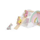 Casuta unicorn lemn cu accesorii