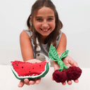 Jucăria textilă Wally the Watermelon finalizată