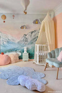 Covor lavabil ,,Puffy Dream Blue"
