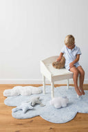 Covor lavabil ,,Puffy Dream Blue"