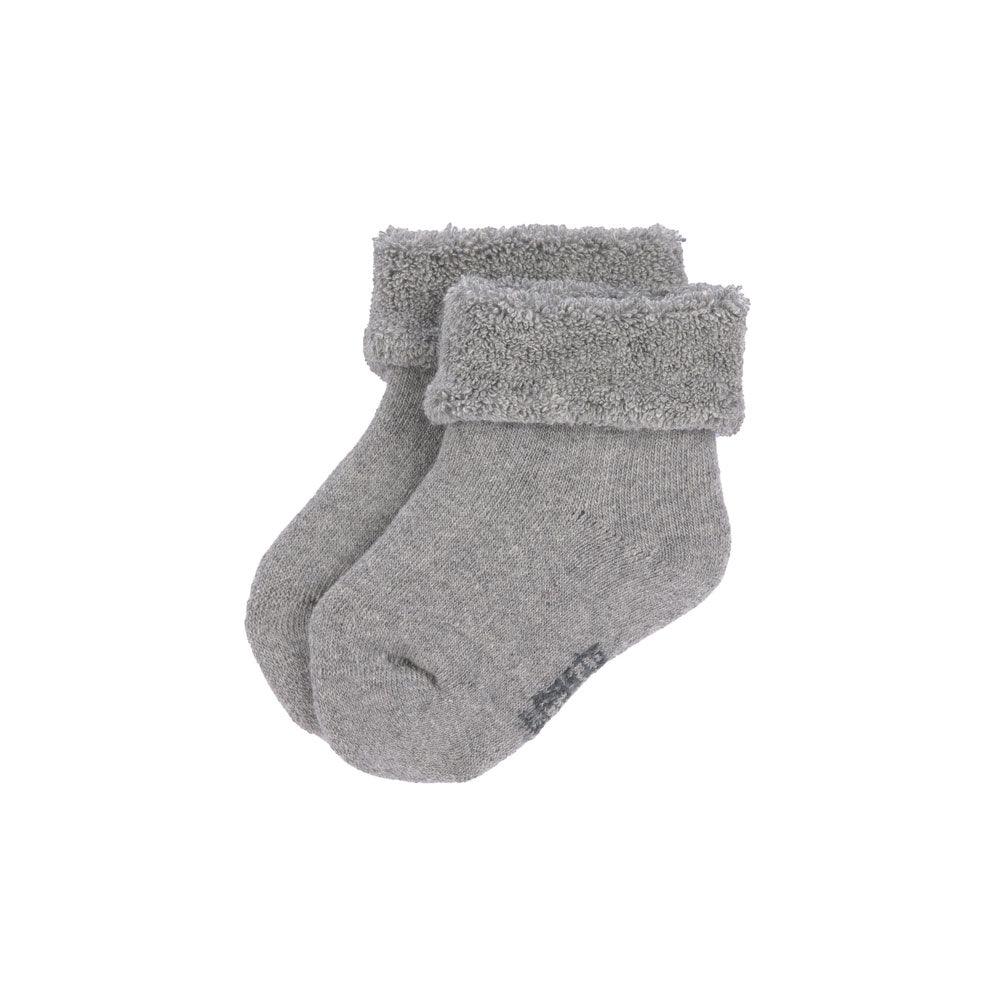 Newborn Socks GOTS 3 pcs. assorted grey,