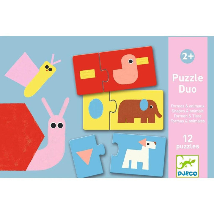 PUZZLE DUO - Forme si animale - Carousel