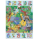 PUZZLE GIANT - de la 1 la 10 Jungla - Carousel